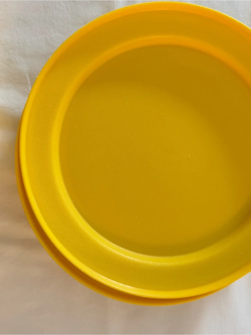 Tupperware bright yellow